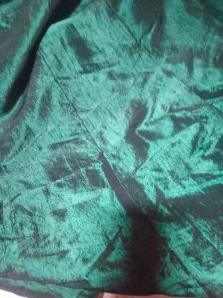 Vestido de fiesta verde con chaqueta