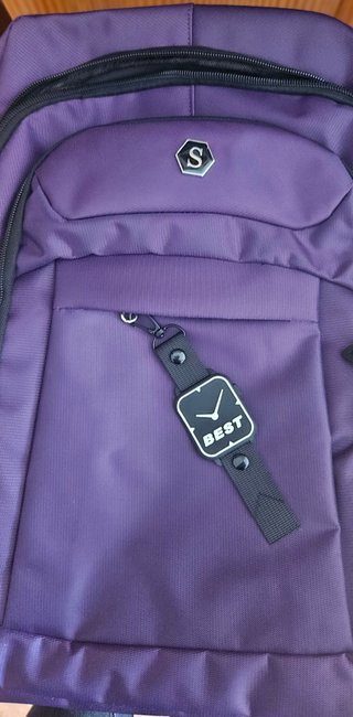 Mochila Morada con Logo S