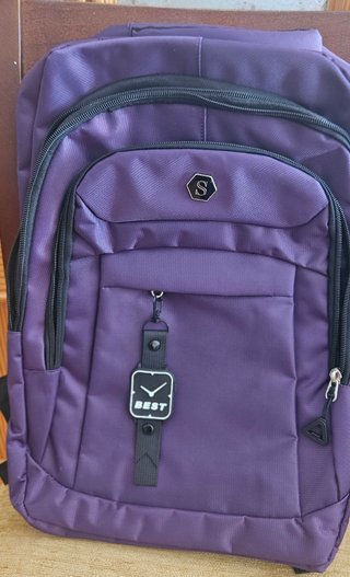 Mochila Morada con Logo S