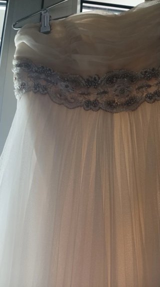 Vestido de Novia Franc Sarabia Beige/Blanco