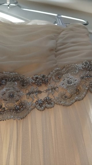 Vestido de Novia Franc Sarabia Beige/Blanco