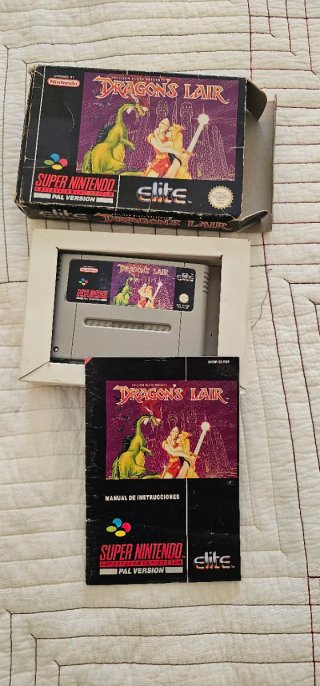 Dragon's Lair SNES PAL Version