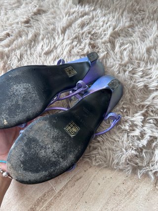 Sandalias BIMBA Y LOLA Morado/Plata