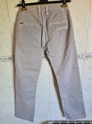 Lote de 2 pantalones de vestir elegantes gris T. L