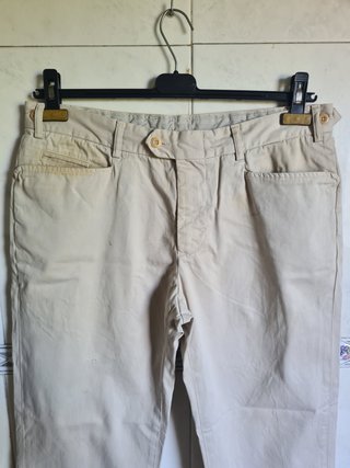 Lote de 2 pantalones de vestir elegantes gris T. L
