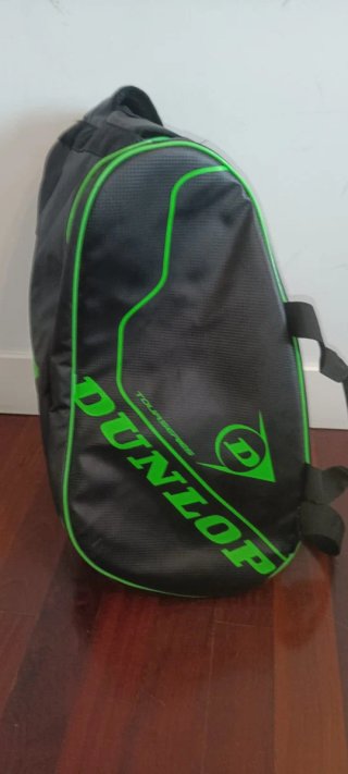 Mochila Pádel Dunlop Tour Series Negra/Verde