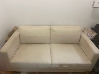 Sofá 3 plazas Ikea beige tela