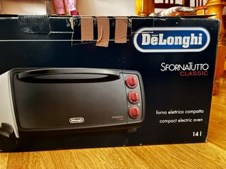 Horno Eléctrico DeLonghi 14L A estrenar
