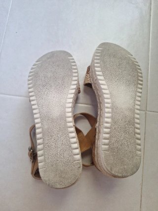 Sandalias Senda Beige/Marrón Talla 36