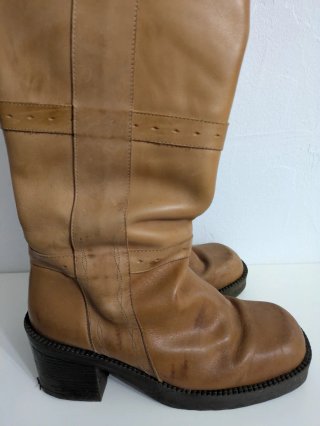 Botas de piel marrones