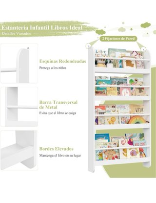 Librería Infantil Montessori Blanca