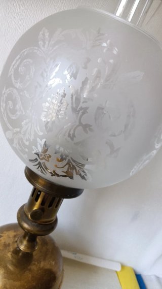 Quinqué Vintage Estiluz 50cm Latón