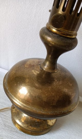 Quinqué Vintage Estiluz 50cm Latón