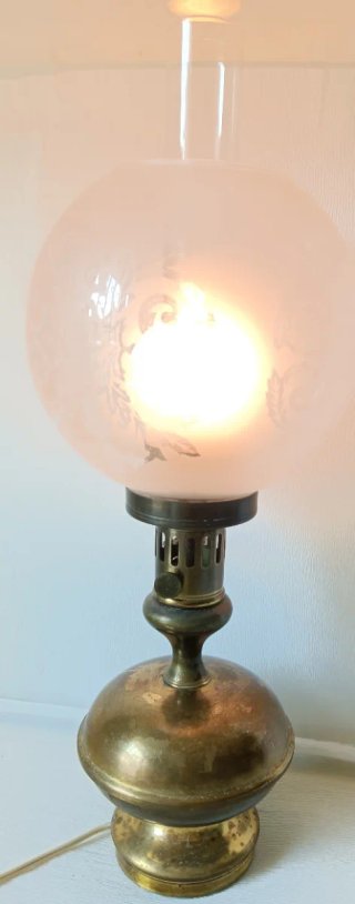 Quinqué Vintage Estiluz 50cm Latón