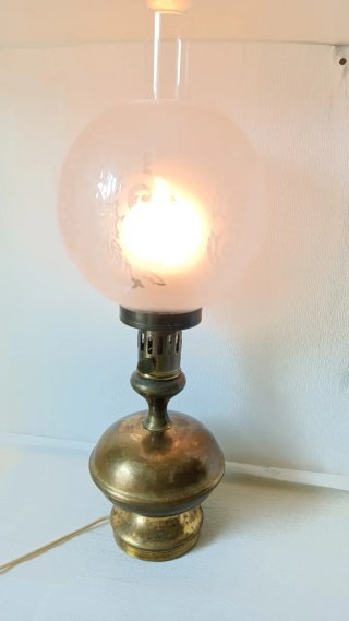 Quinqué Vintage Estiluz 50cm Latón