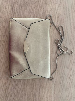 Bolso de fiesta Parfois dorado