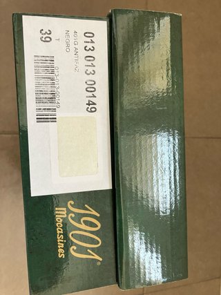 Mocasines negros niño talla 39