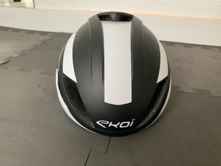 Casco Bicicleta Carretera Ekoi Negro/Blanco