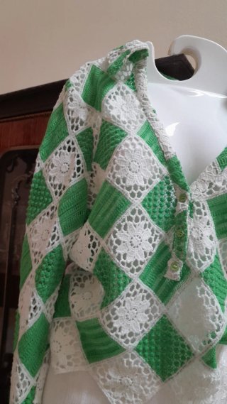 Gonna cotone Zara + camicia crochet