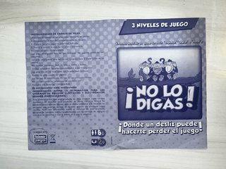 Juego de mesa ¡No lo digas!