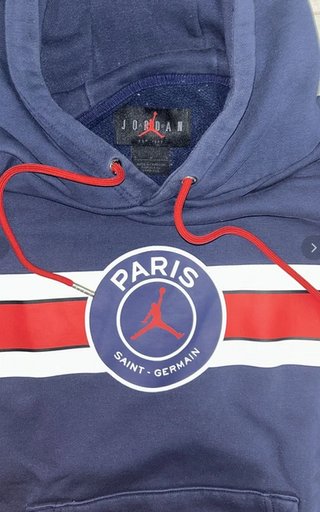 Sudadera Jordan PSG Talla M Azul Marino