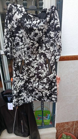 Vestido estampado floral mujer
