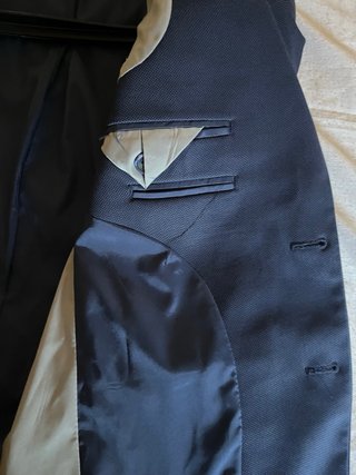 Traje juvenil azul
