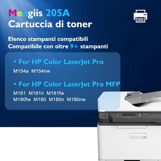 5 Toner 205A CF530X per HP M154A M154NW MFP M180