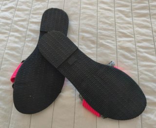 Sandalias Havaianas Negras y Rosas