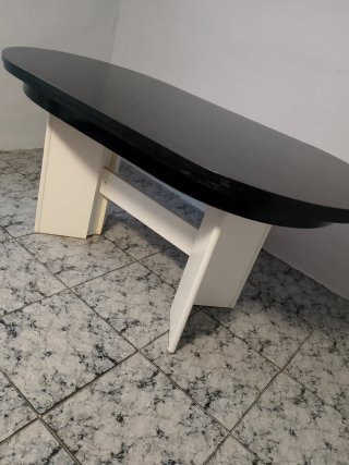Mesa comedor y 6 sillas negras