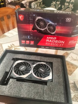 Placa Gráfica MSI RX 6500 XT