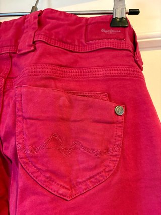 Pantalón Pepe Jeans Venus Crop Rosa Talla 2