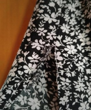 Falda larga estampada floral