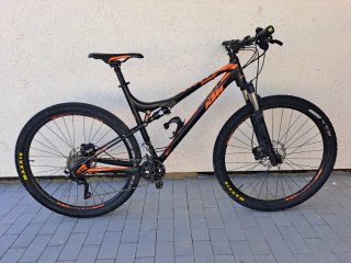 Bicicleta Montaña KTM Negra/Naranja