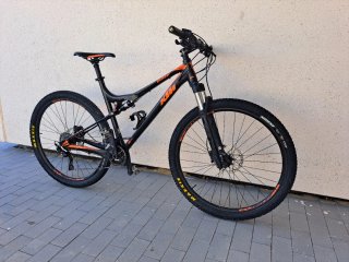 Bicicleta Montaña KTM Negra/Naranja