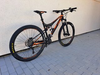Bicicleta Montaña KTM Negra/Naranja