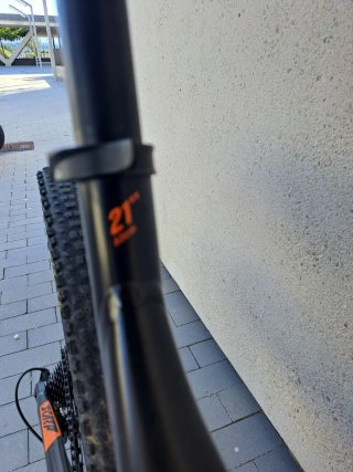 Bicicleta Montaña KTM Negra/Naranja