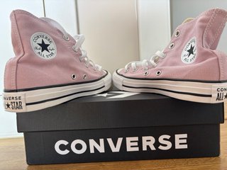 Zapatillas Converse Altas Rosas