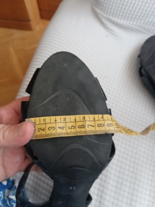 Sandalias Paco Herrero charol negro talla 41