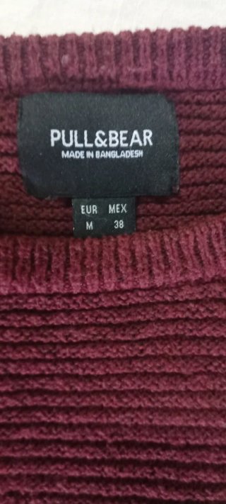 Jersey Granate Pull&Bear Talla M