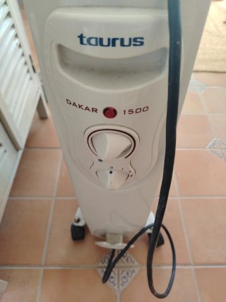 Radiador eléctrico beige