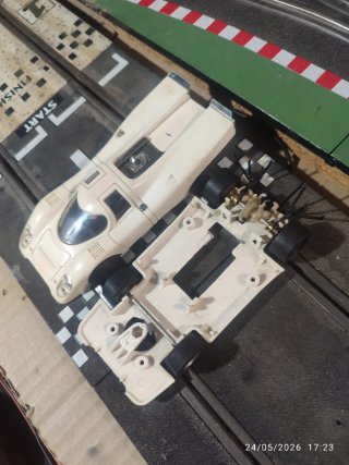 Coche Scalextric Exin Blanco