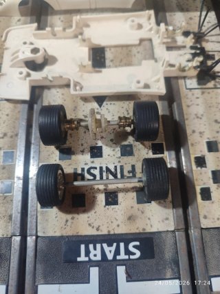 Coche Scalextric Exin Blanco