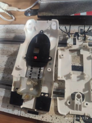 Coche Scalextric Exin Blanco