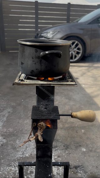 Cocina Cañón de Metal