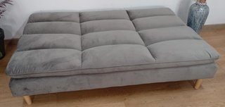 Sofá Cama ·Confort, Gris Oscuro·. Cómodo. ¡Oferta!