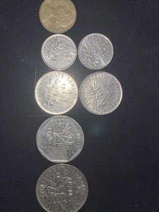 Lote monedas antiguas (Pesetas y otras)