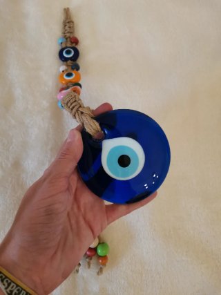 Colgante Ojo Turco Azul y Multicolor