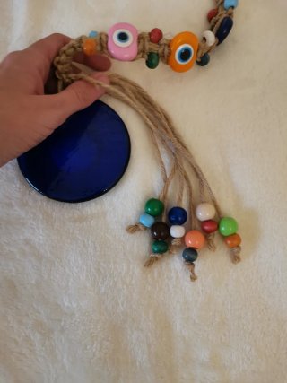 Colgante Ojo Turco Azul y Multicolor