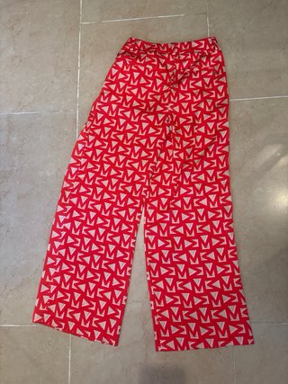 Pantalón ancho estampado Loma Casademunt